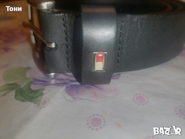 Tommy Hilfiger Оригинал Мъжки Колан Естествена Кожа Нов 103см. , снимка 1 - Колани - 46246379