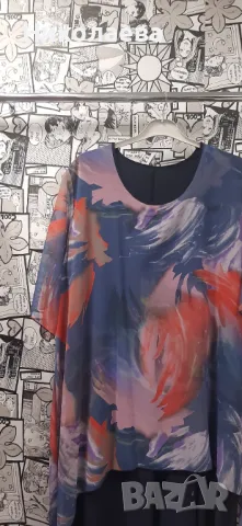 Дъга Макси Рокля -размер 64!, снимка 4 - Рокли - 49761953