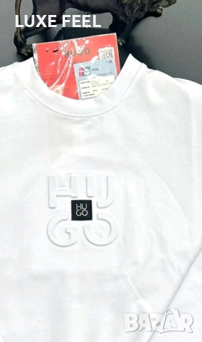 Мъжка Памучна Блуза ⚜️Hugo Boss , снимка 2 - Блузи - 53036406