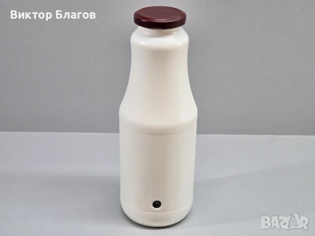 Нощна лампа от стъклено шише - ръчна изработка, снимка 6 - Настолни лампи - 50509499