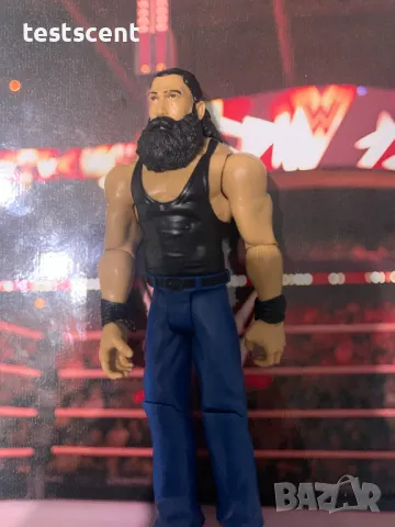 Екшън фигура WWE Luke Harper Brodie Lee mattel figure играчка AEW black, снимка 4 - Колекции - 48386447