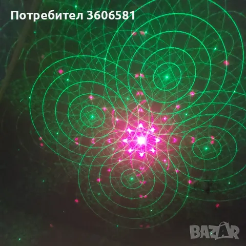 DJ Disco Laser за партита със визуални ефекти сменящи се  според ритъма на музиката/високи,ниски,бас, снимка 6 - Плейъри, домашно кино, прожектори - 39742164