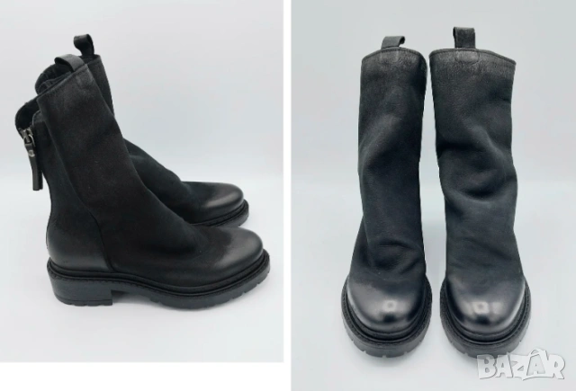 боти / ботуши  Metisse Konstantin Starke с цип отзад номер 38, снимка 2 - Дамски ботуши - 53114193