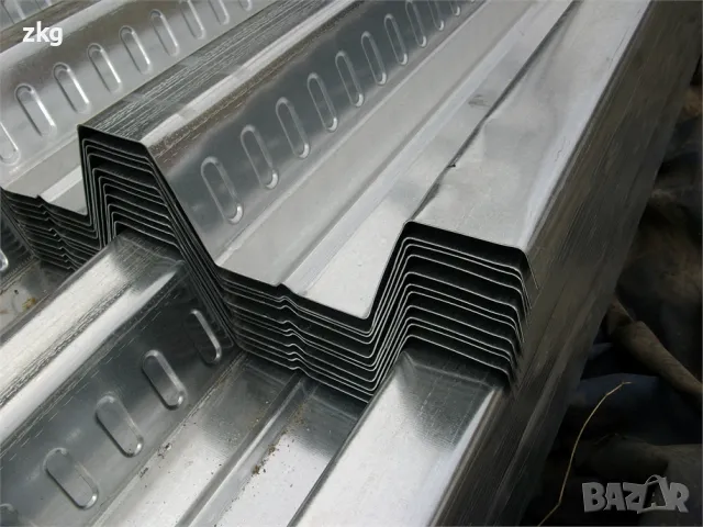 Оставащ кофраж от трапецовидна поцинкована ламарина TR50, TR73 и TR100, снимка 7 - Строителни материали - 50236879