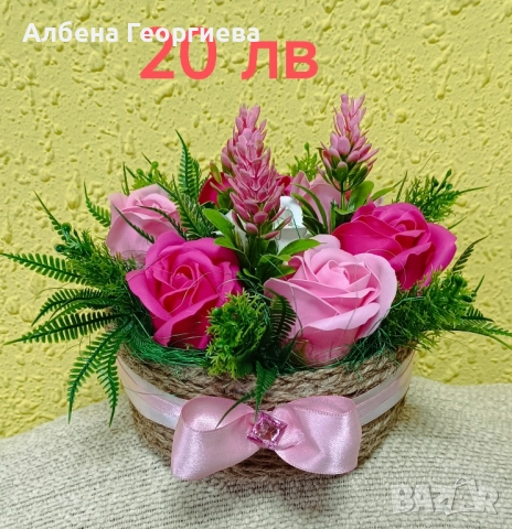 сапунени рози, снимка 9 - Декорация за дома - 52013181