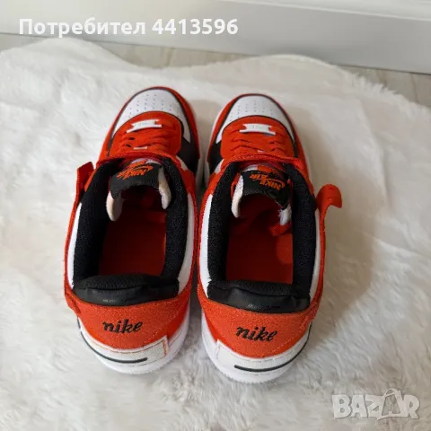 Nike Air Force 1 Shadow 'Cracked Leather - Rush Orange', снимка 7 - Кецове - 49480721