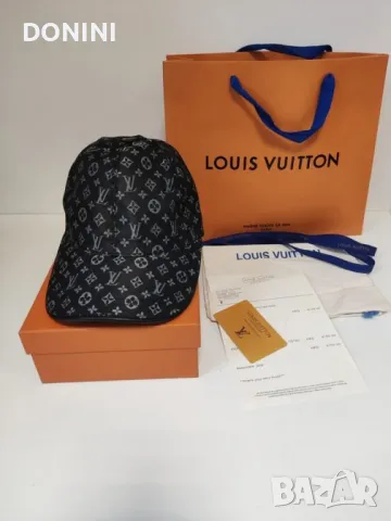 Мъжка дамска бейзболна шапка  Louis Vuitton, снимка 2 - Шапки - 49257146