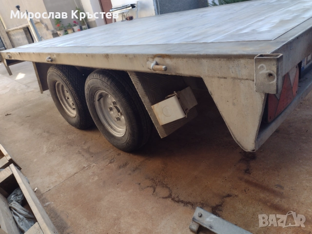 "Schmid PAT 250 UEL" Масивно двуосно ремарке 1300кг, снимка 7 - Ремаркета - 52094859