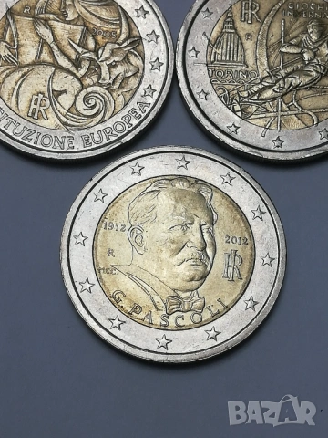 3 юбилейни монети от 2 евро, снимка 4 - Нумизматика и бонистика - 49716189