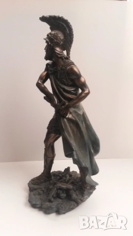 Висока фигура на рицар с отчупен меч, 44 сантиметра, снимка 5 - Декорация за дома - 53529560