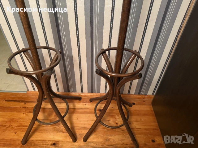 Чифт Виенски закачалки ,,Тонет,,, снимка 4 - Антикварни и старинни предмети - 53057701