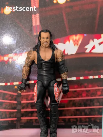 Екшън фигура WWE The Undertaker Гробаря Elite series играчка Mattel , снимка 9 - Колекции - 48829953