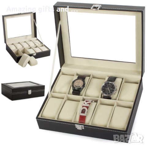 Кутия за часовници, органайзер, снимка 1 - Други - 46429412