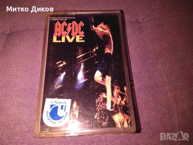 AC/DC ‎- Live аудио касета