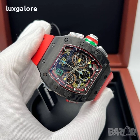 Мъжки часовник Richard Mille RM 65-01 с кварцов механизъм, снимка 3 - Мъжки - 51799388
