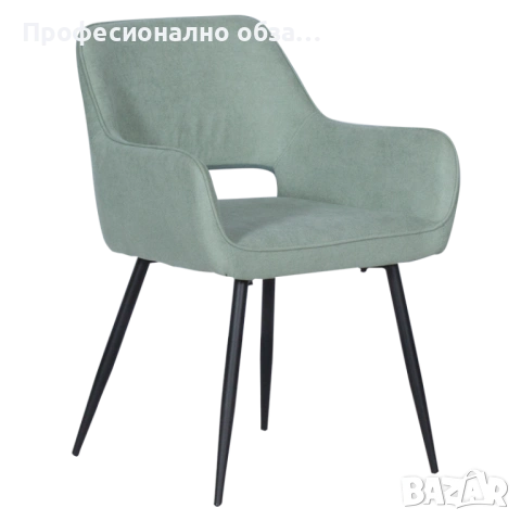 Комплект бар столове и трапезарн столове за кухня и хол в общ обем-сива гама, снимка 6 - Столове - 50345492