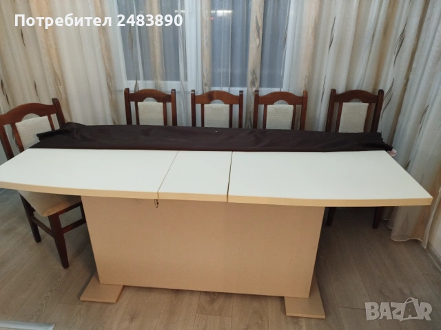 Разтегателна трапезна маса , снимка 5 - Маси - 53375669