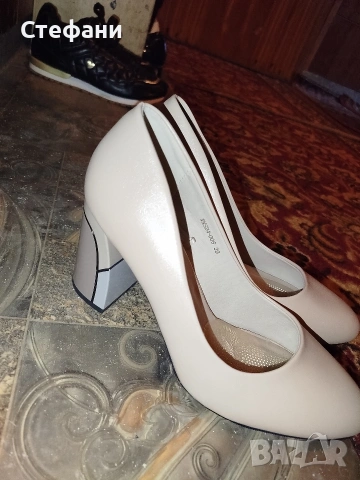 Здравейте продавам чисто нови токчета в бежов цвят , снимка 4 - Чанти - 53986015