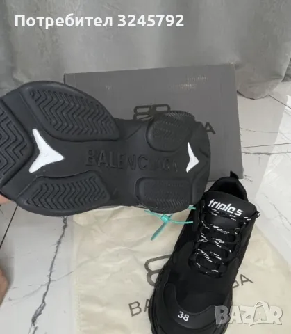 унисекс сникърси Balenciaga triple S , снимка 5 - Маратонки - 47981120