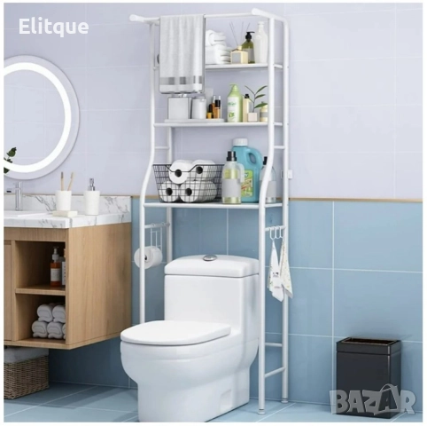 Етажерка с три рафта за баня, тоалетна, мокро помещение 263, снимка 4 - Етажерки - 52865540