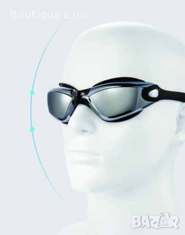 Универсални очила за гмуркане с тапи за уши, които не се запотяват - за ясно