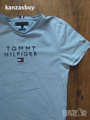 Tommy Hilfiger - страхотна мъжка тениска С, снимка 3 - Тениски - 46434189
