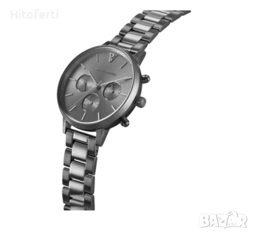 Часовник PAUL VALENTINE PVT38191302 – „graphite link“, снимка 2 - Дамски - 53818390