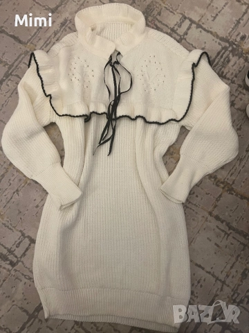 Плетена Туника/Рокля/Блузон S/M/L, снимка 7 - Якета - 47358915