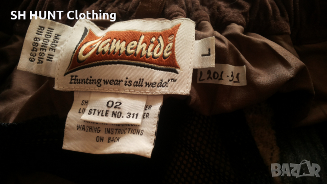 Gamehide HUNTING Trouser размер XL за лов панталон с мъхеста материя - 876, снимка 17 - Екипировка - 44980043