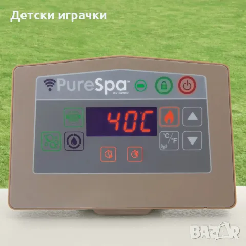 Надуваемо джакузи Intex PureSpa Chevron Deluxe,6 места,239 х 71см,бял, снимка 5 - Други - 49899457