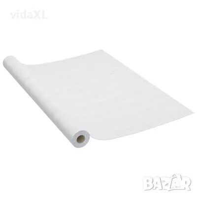 vidaXL Самозалепващо фолио за врати, 2 бр, бяло дърво, 210x90 см, PVC(SKU:146111), снимка 3 - Други - 48716994