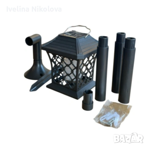 Многофункционална градинска соларна лампа XF-1012А - осветление и защита от насекоми, снимка 2 - Лед осветление - 53935082