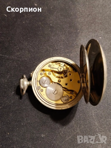 Швейцарски джобен часовник с посребрени капаци ULTRA 1905г., снимка 15 - Джобни - 46785314