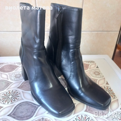 Дамски боти на ток, снимка 2 - Дамски ботуши - 53777182