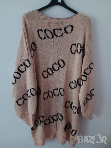 Плетена рокля - туника с надпис в 4 цвята , снимка 8 - Рокли - 52921256