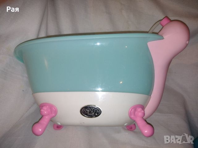 Вана и баня / мивка за кукла-бебе "Baby Born, снимка 6 - Кукли - 45739793