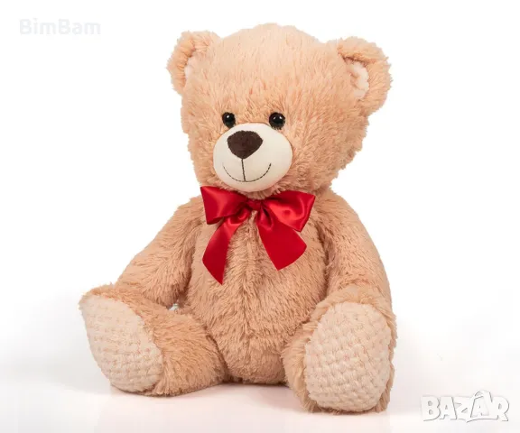 Плюшена играчка - Мече с панделка 38 см