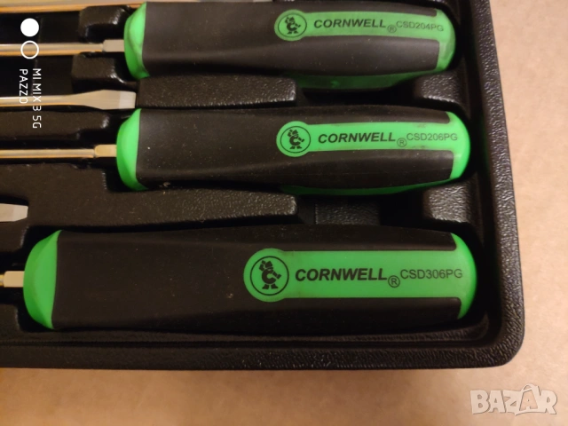 CORNWELL TOOLS 8 БРОЯ качествени прави кръстати отвертки, снимка 6 - Отвертки - 52889778