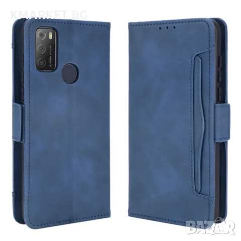 Alcatel 3L (2021) / Alcatel 1S (2021) Wallet Калъф и Протектор, снимка 3 - Калъфи, кейсове - 48237775