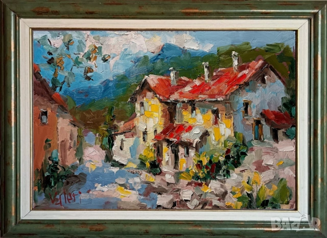 "Изглед от Боаза" - маслена картина, продавана от автора (c143)