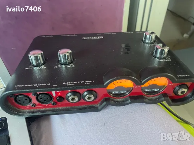 Line 6 sound card/звукова карта, снимка 7 - Други - 48914675