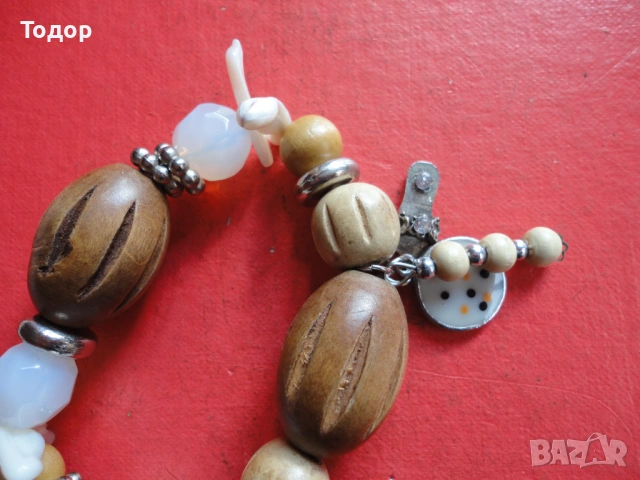 Страхотна разтегателна гривна с камъни и талисмани , снимка 4 - Гривни - 53023322