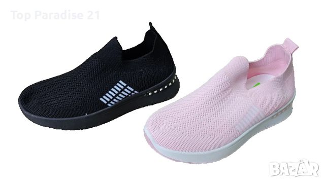 Леки и удобни дишащи дамски мрежести обувки без връзки., снимка 1 - Маратонки - 45525211