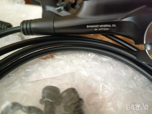 Хидравлични спирачки Shimano BL-MT200, снимка 5 - Части за велосипеди - 51668100