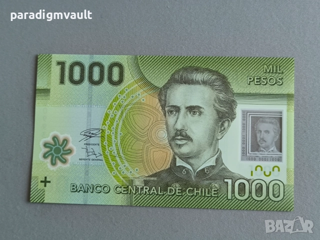 Банкнота - Чили - 1000 песо UNC | 2020г.