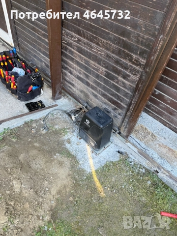 Монтаж на плъзгащи врати и ел. Инсталация а мотор