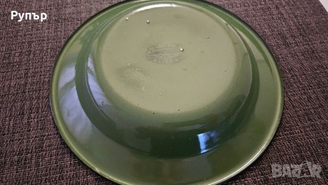 стара емайлирана чиния, снимка 5 - Чинии - 46420620