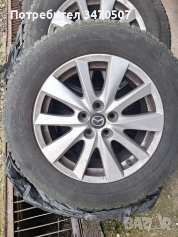 4 бр. оригинални джанти със зимни гуми за Мазда ЦХ 5, снимка 2 - Гуми и джанти - 52867521