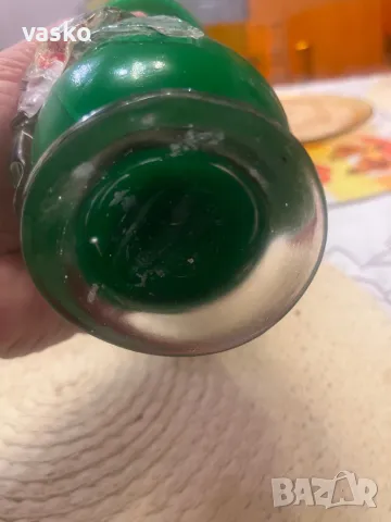 Стара стъклена ваза, снимка 4 - Вази - 49788894