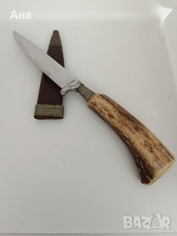 Ловен нож Solingen с оригиналният си калъф

, снимка 5 - Ловно оръжие - 46455800
